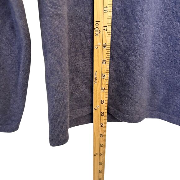 Charter Club Purple 2-Ply Cashmere Knit Turtleneck Sweater – Size M - Picture 5 of 6